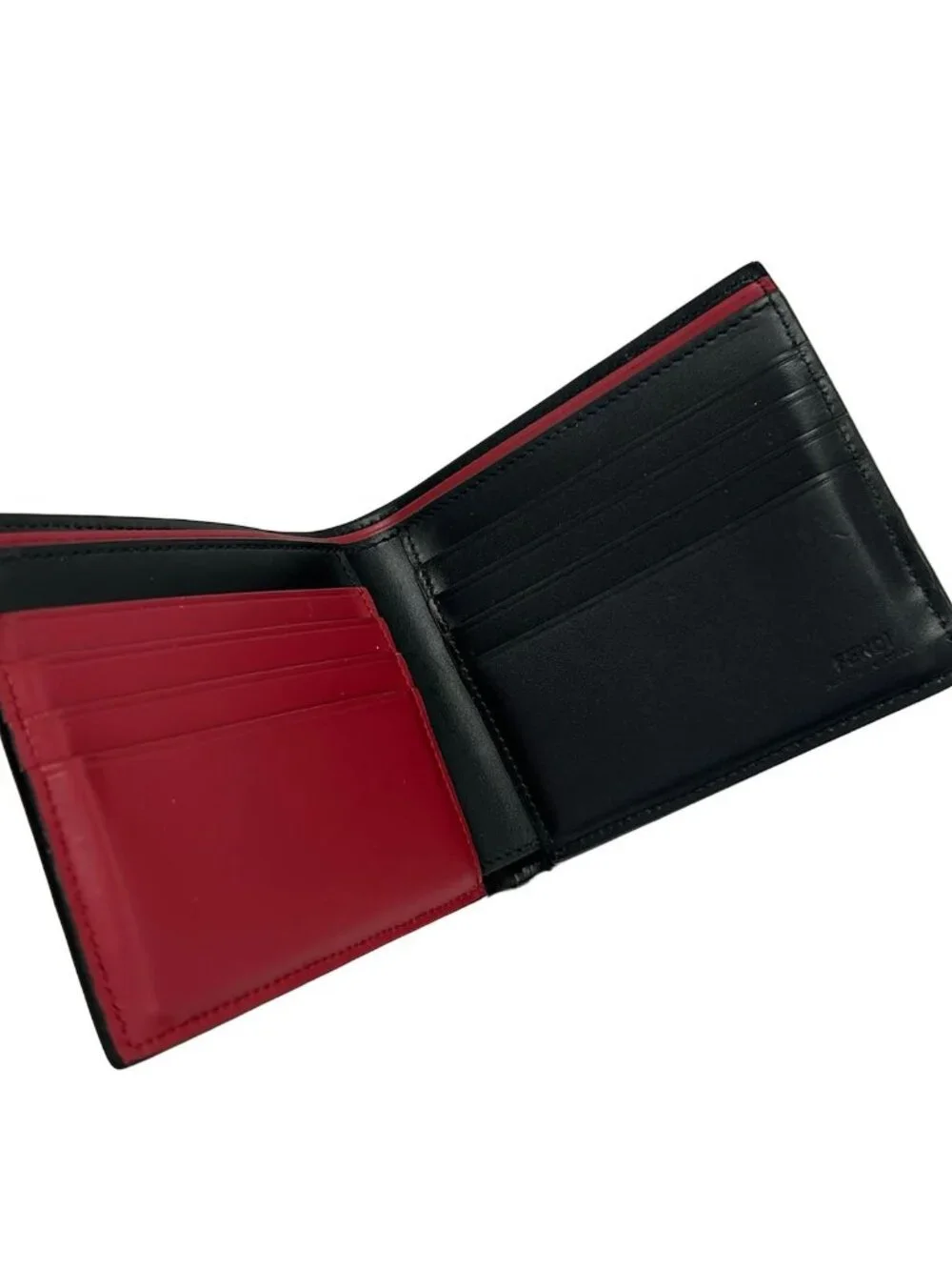 Fendi Bill Purse Black Leather